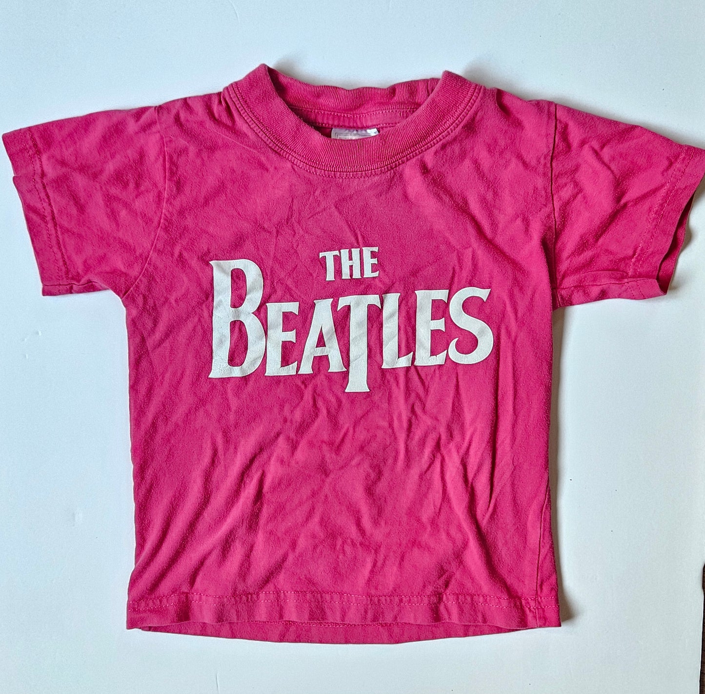 Beatles pink tshirt size 4T