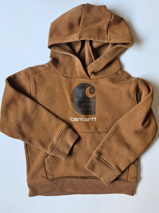 Carhartt brown hoodie size 4T