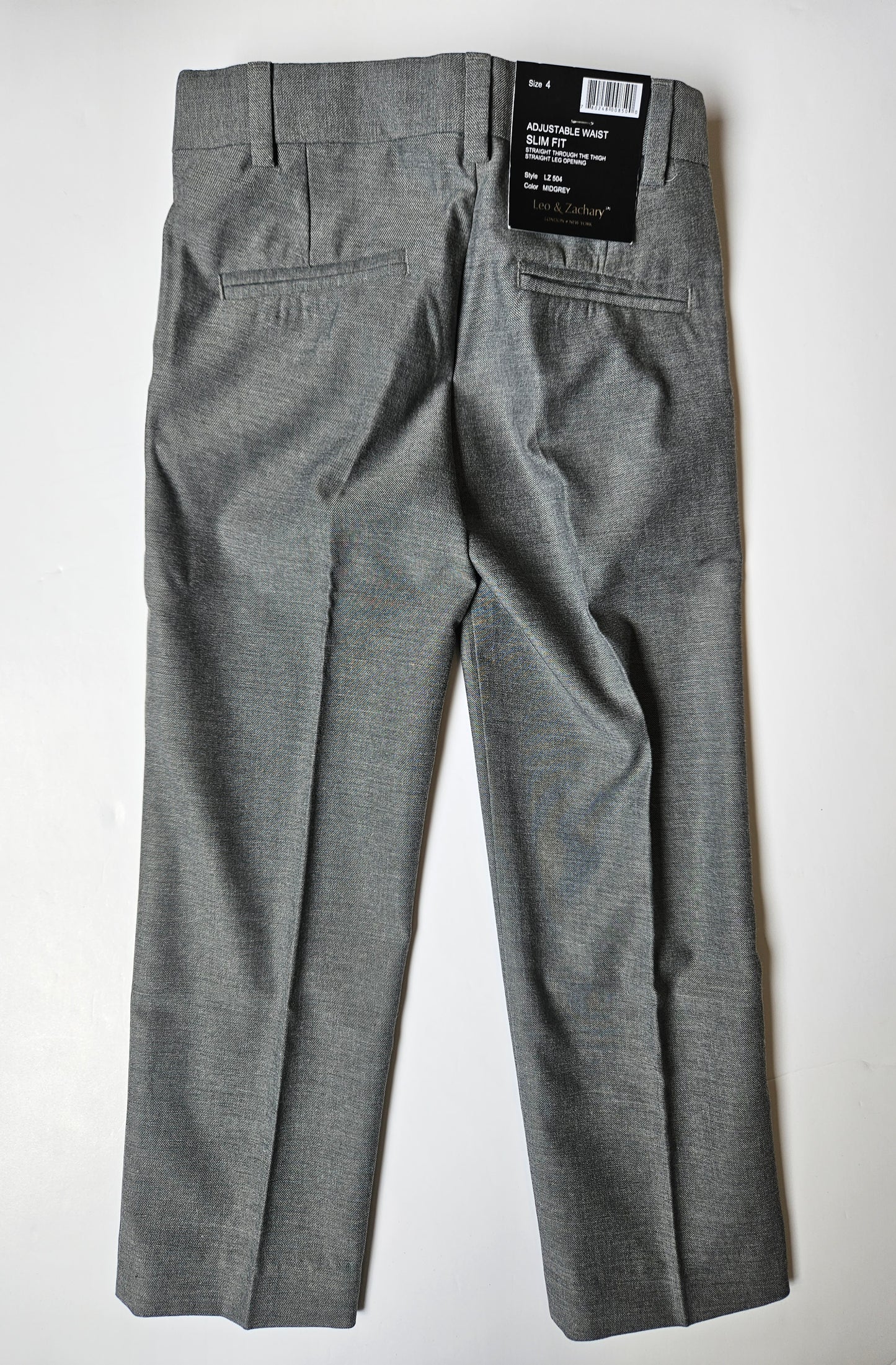 Leo & Zachary slim fit dress pants  4T *nwt*