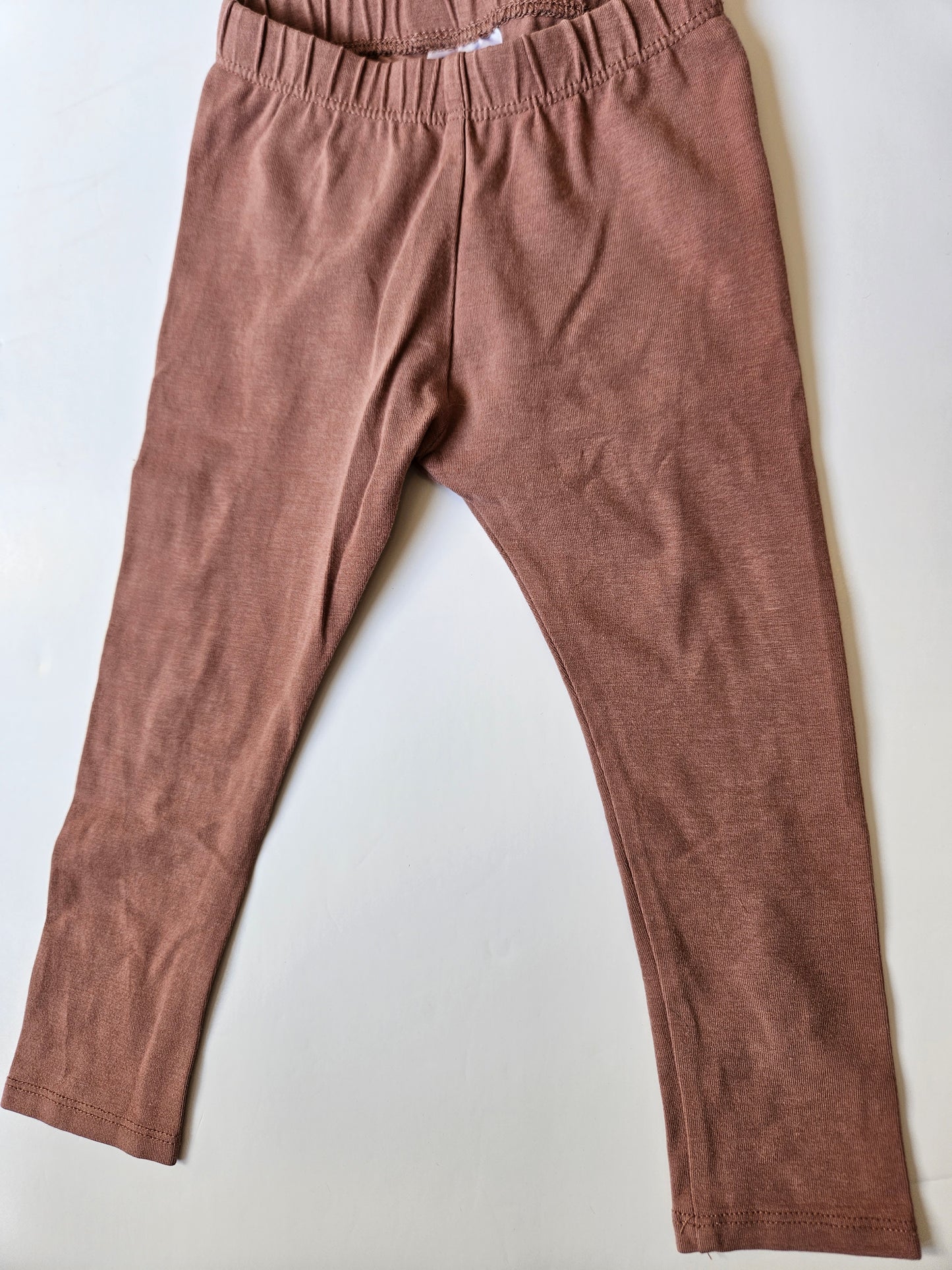 Jax + Lennon dusty coral leggings size 12 to 18m