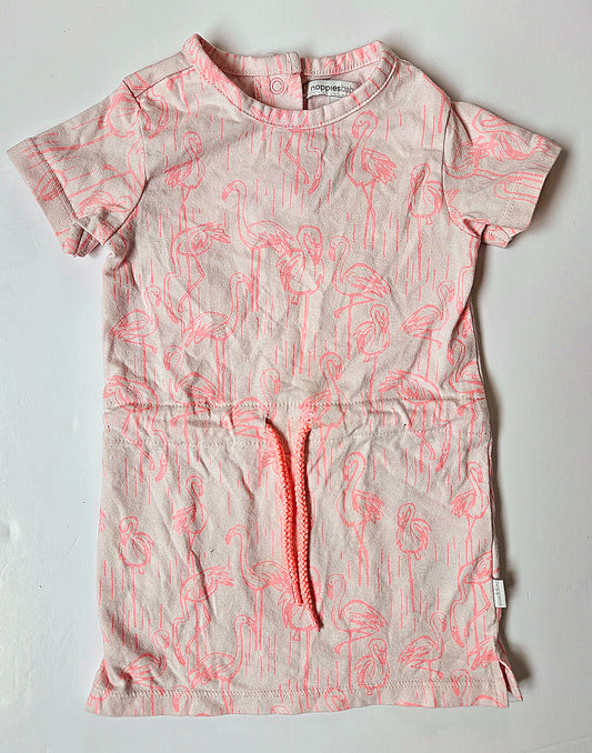 Noppies Baby flamingo dress size 74 (6 to 9m)