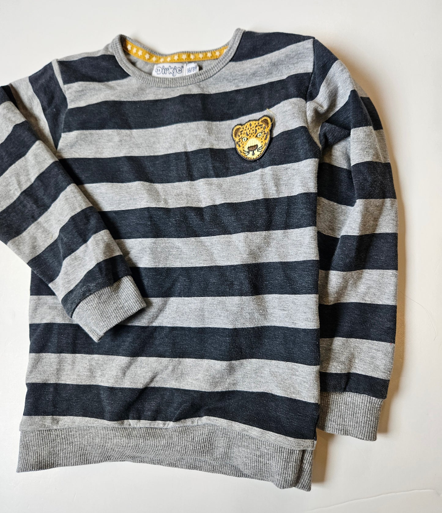 Dirkje striped tiger top size 3Y