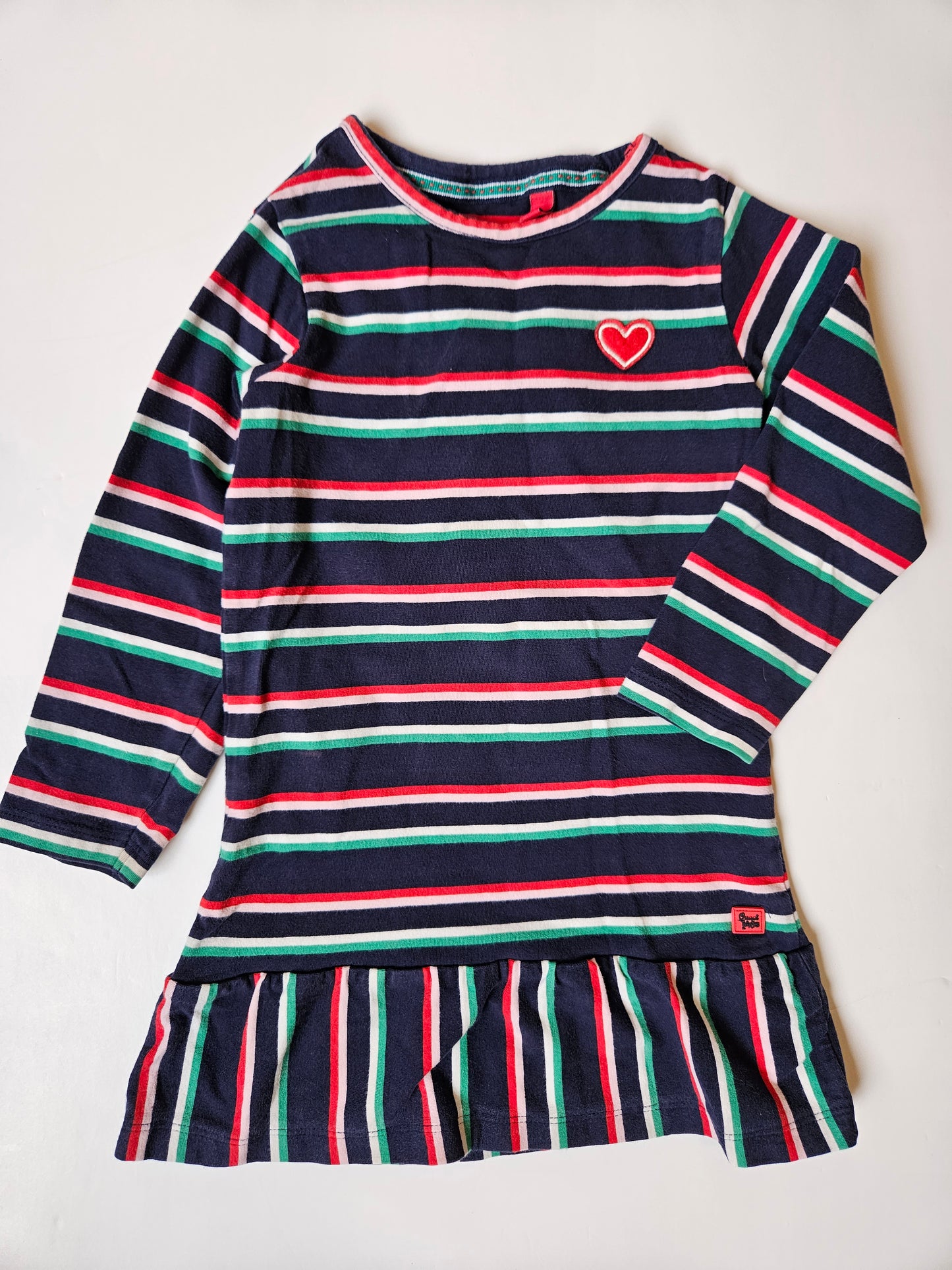 Quapi striped dress size 92 (2T)