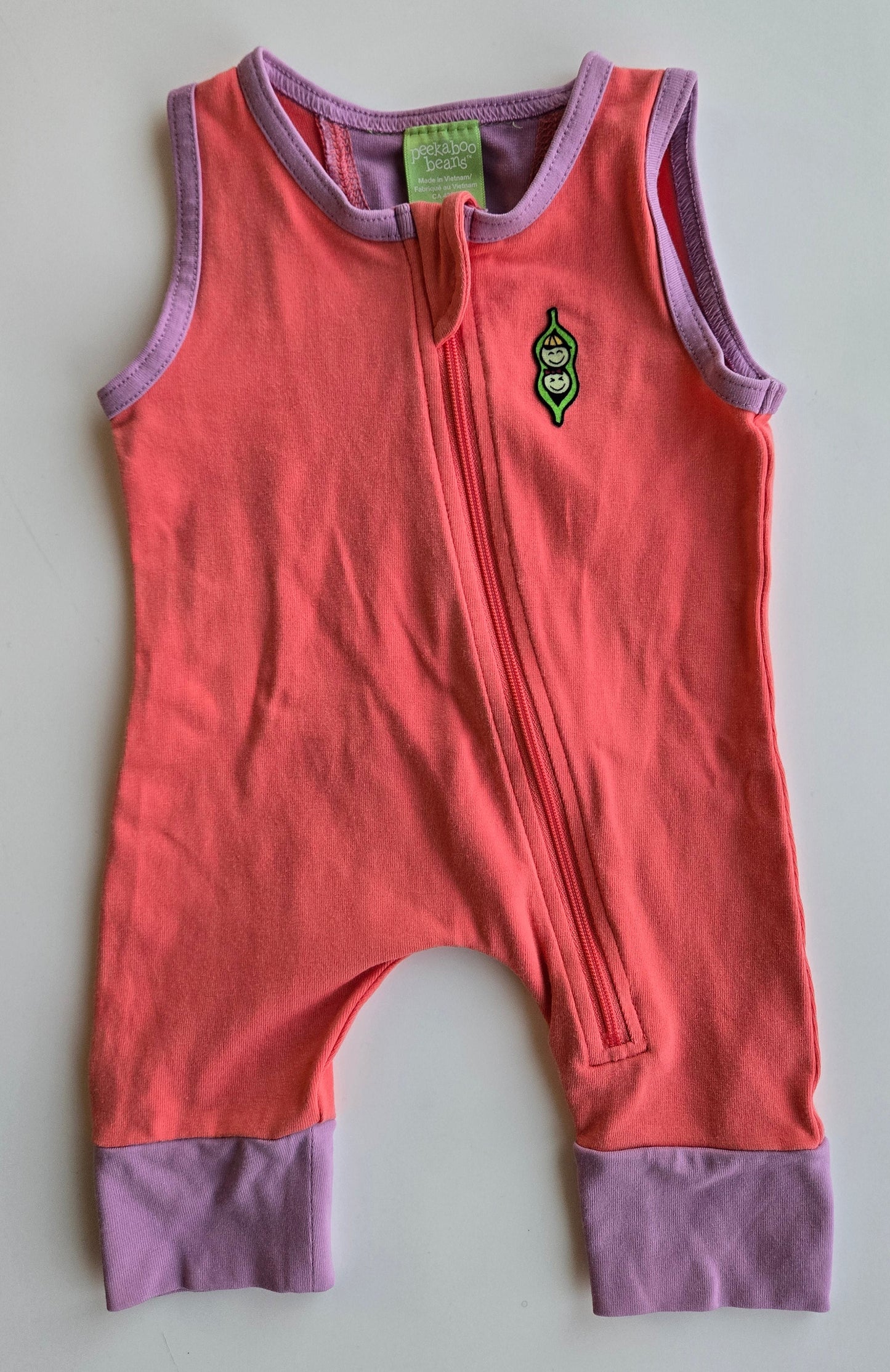 Peekaboo Beans 0-3m Romper