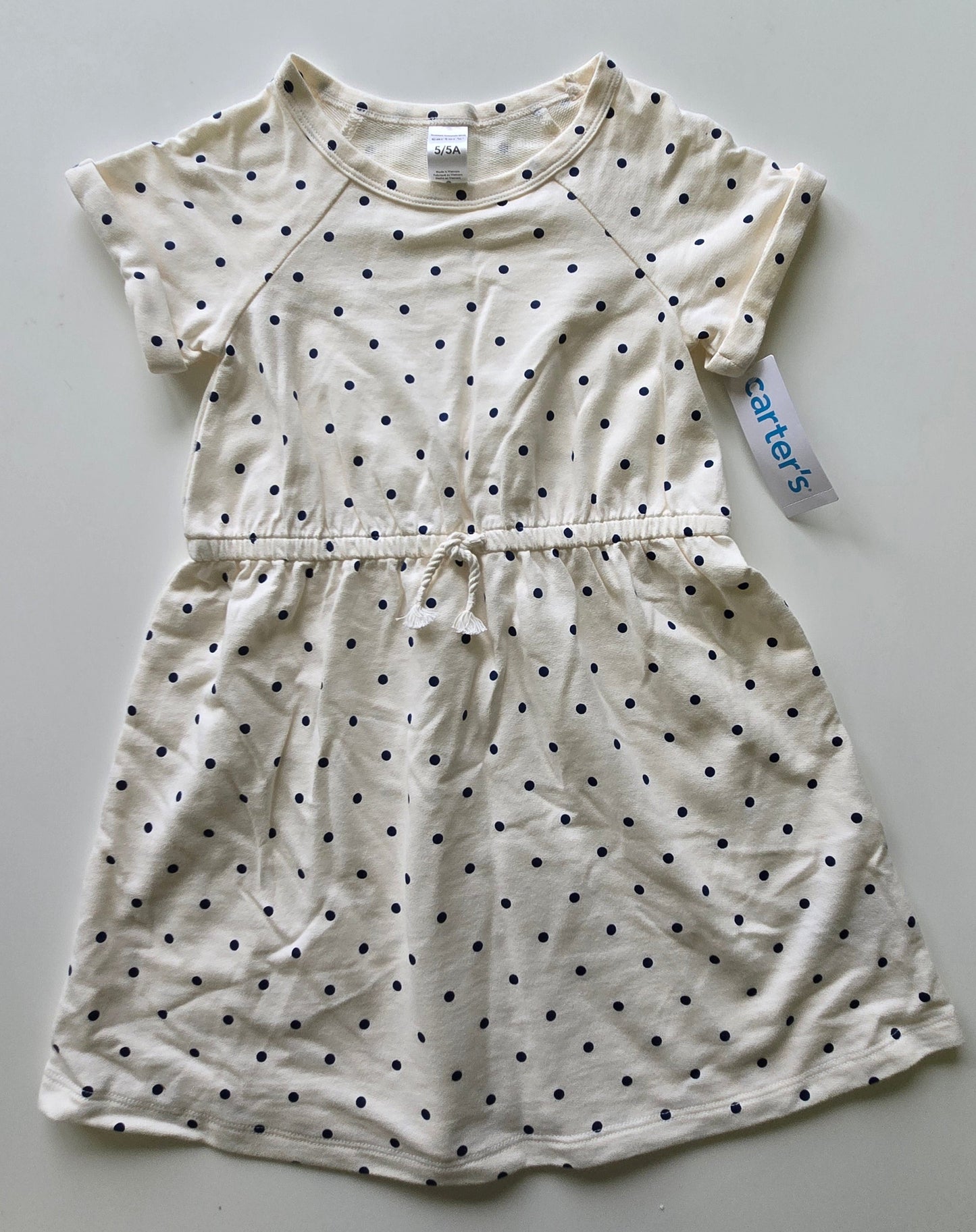 NWT Carters French Terry Dress size 5A