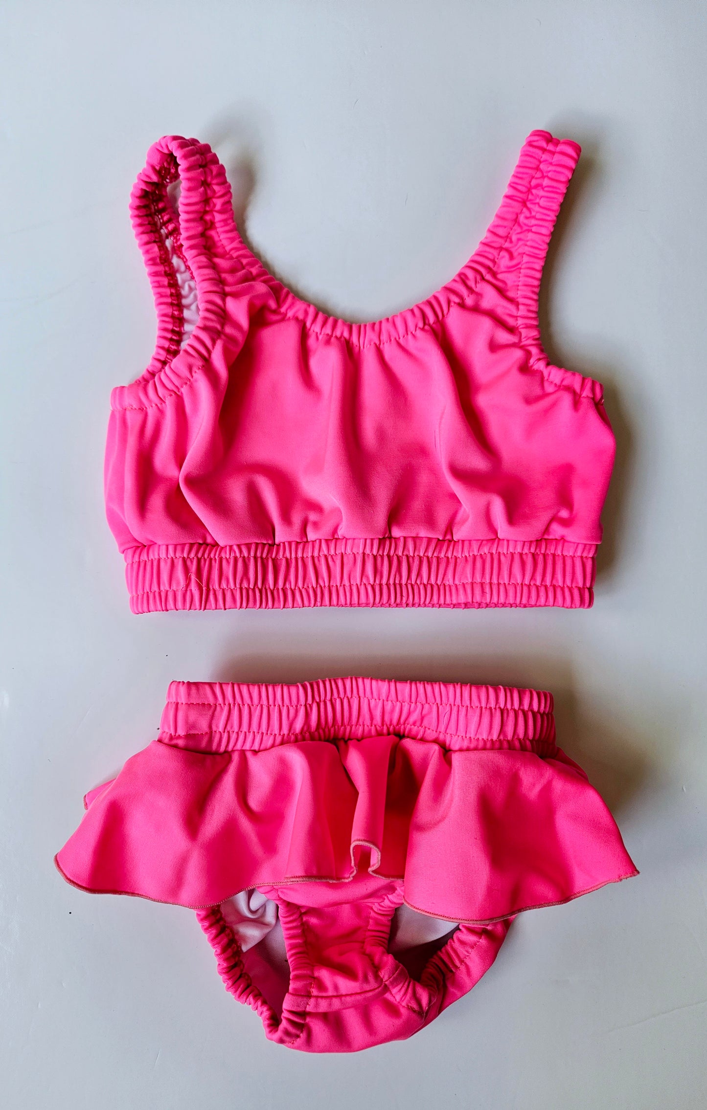 Salty Swimwear hot pink bikini size 4Y