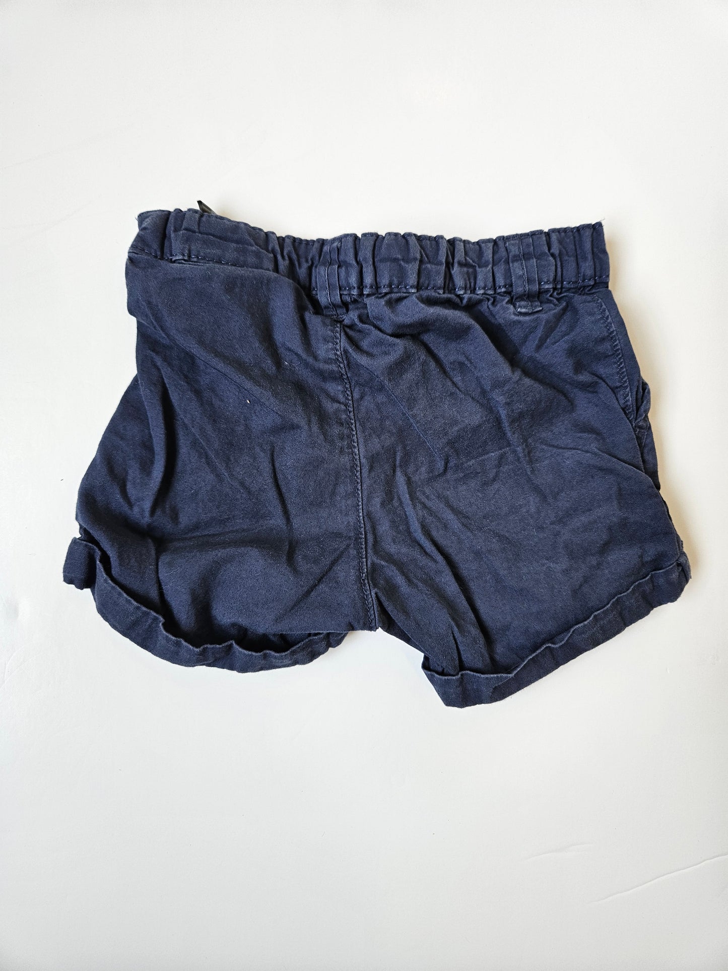 H&M blue cotton shorts size 12 to 18m