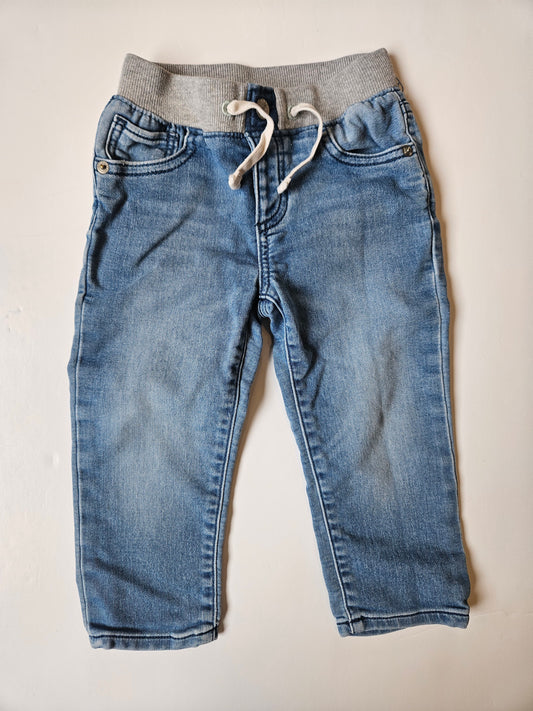 GAP Denim drawstring jeans size 18 to 24m