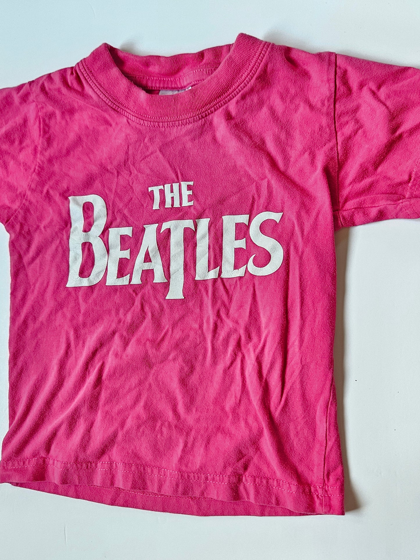 Beatles pink tshirt size 4T