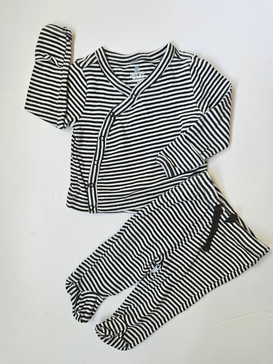 Baby Gap ‘first favorites’ striped set 0 to 3m