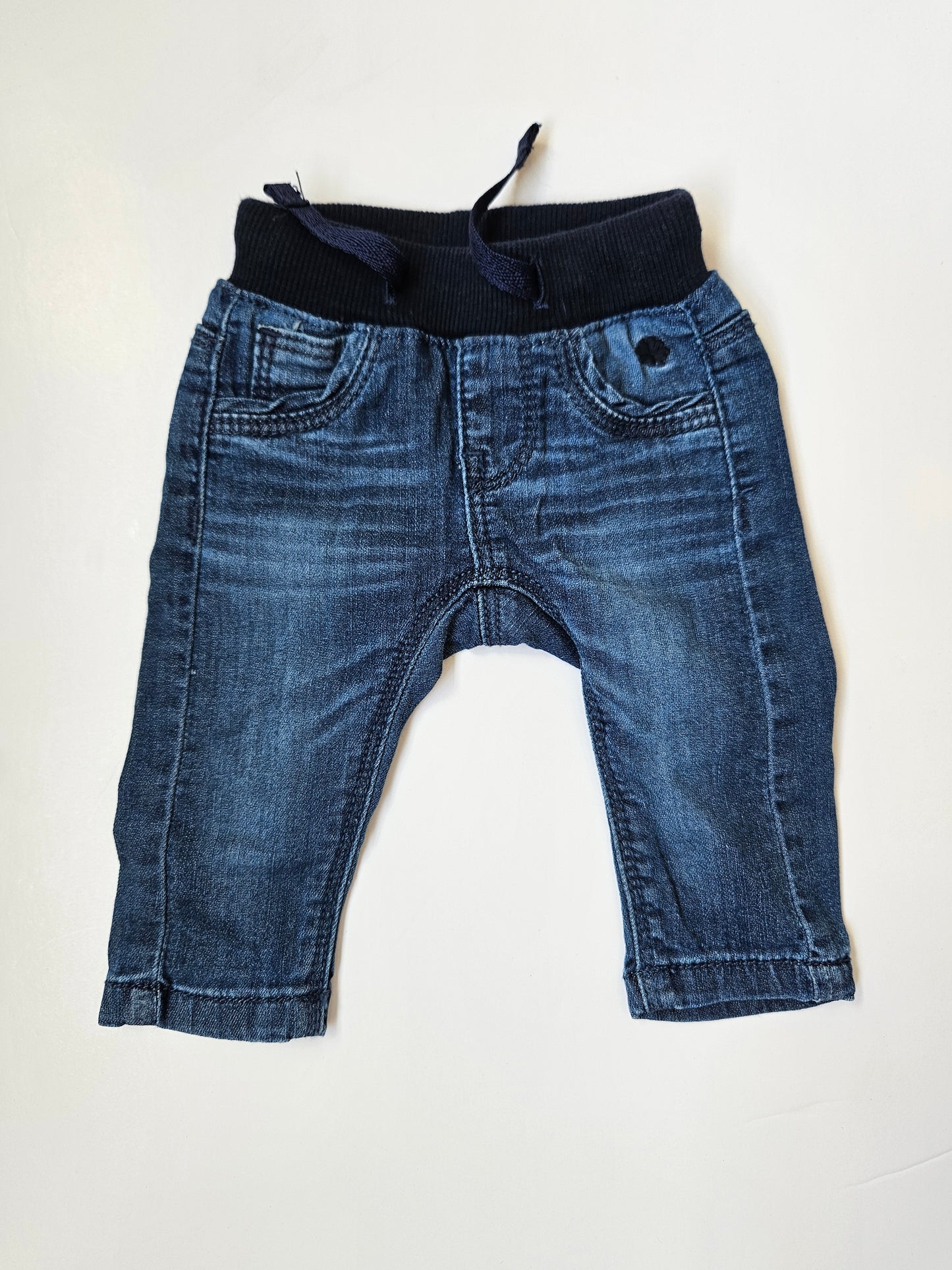 Noppies drawstring jeans size 0-1m