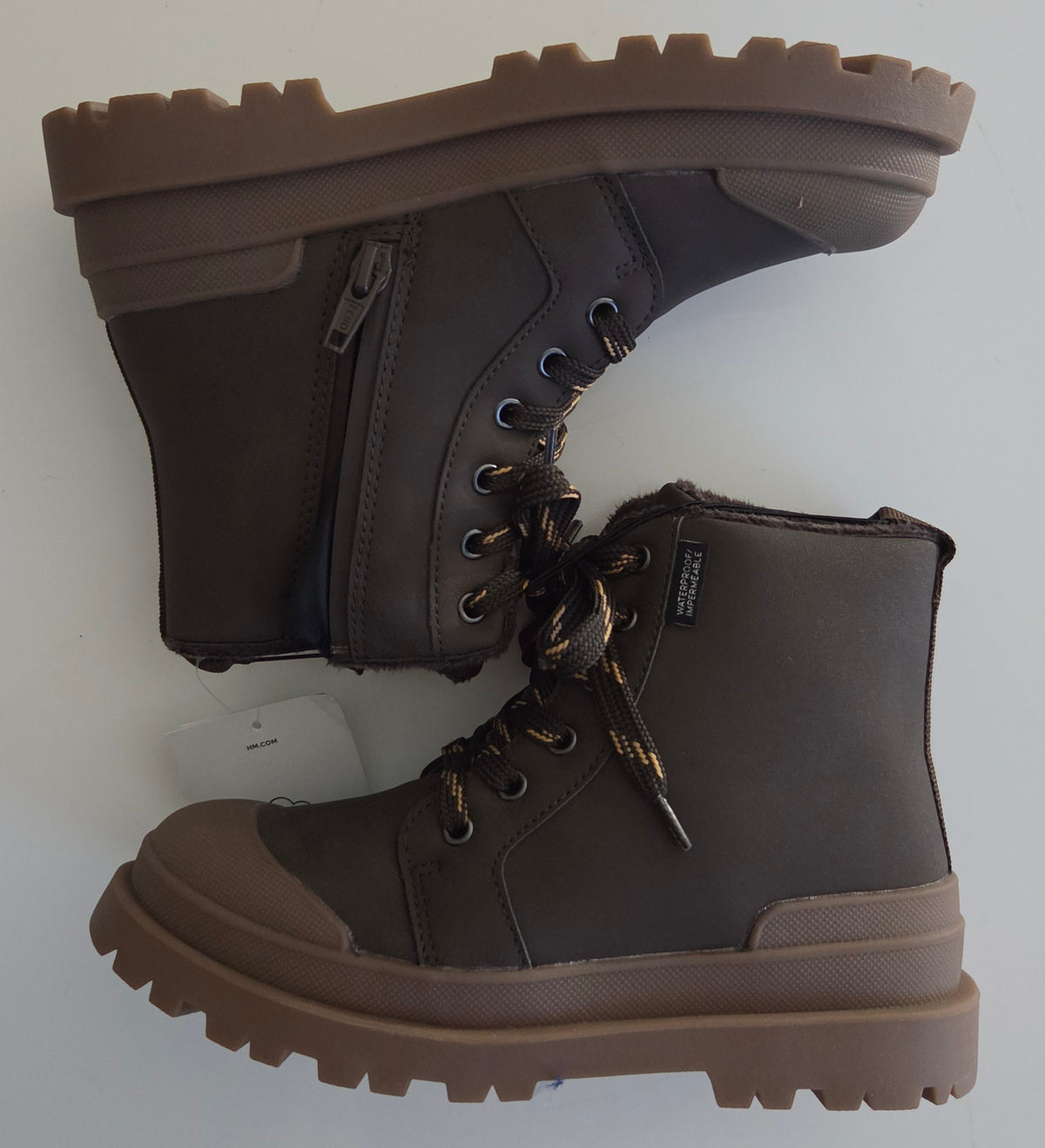 NWT H&M US2 Waterproof Boots