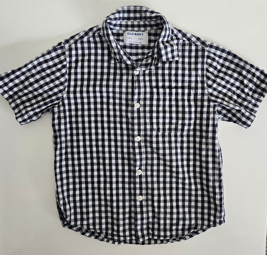 Old Navy Button Up Shirt 6-7 year