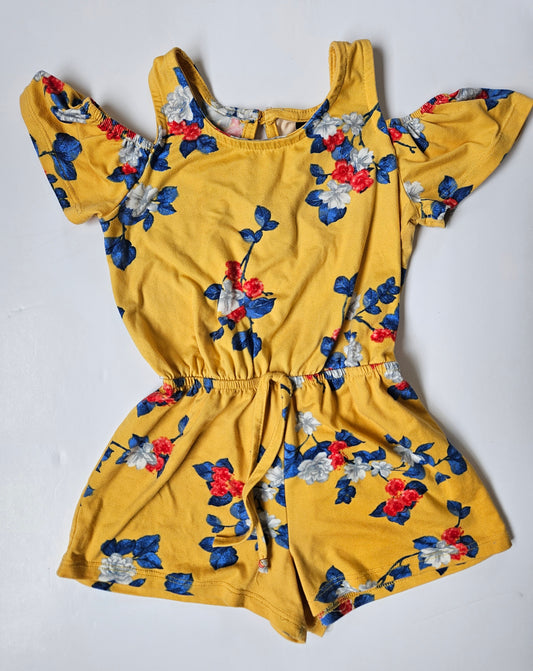 Paper Doll yellow romper size 4T