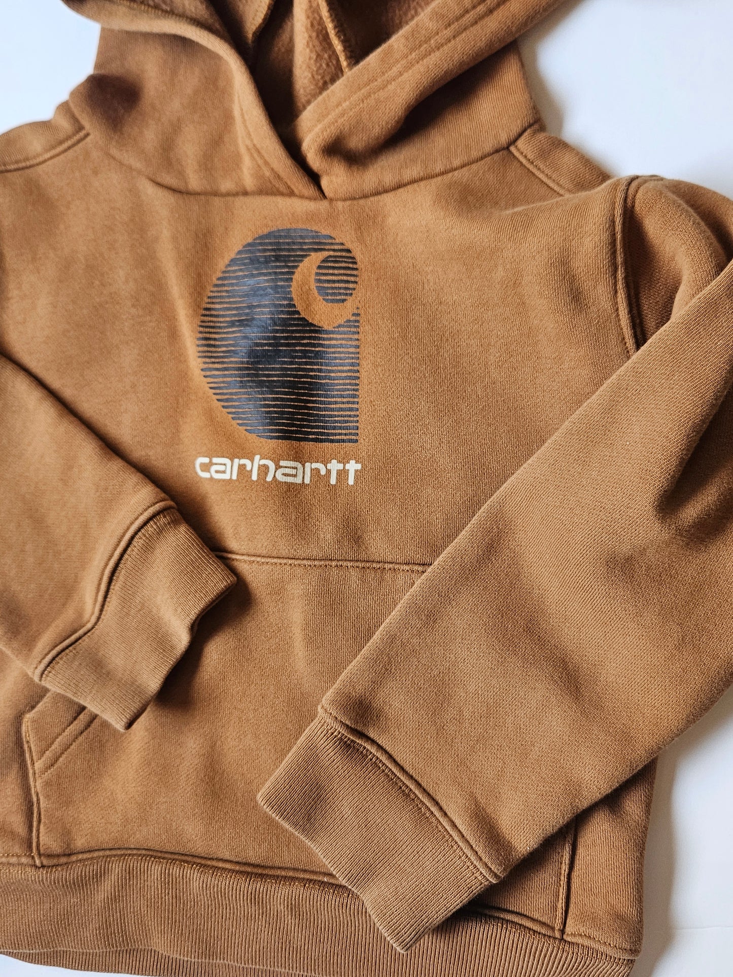 Carhartt brown hoodie size 4T