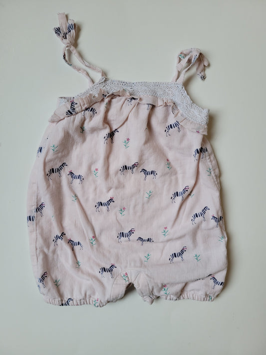 Baby Gap Zebra Romper 12 - 18m *description*