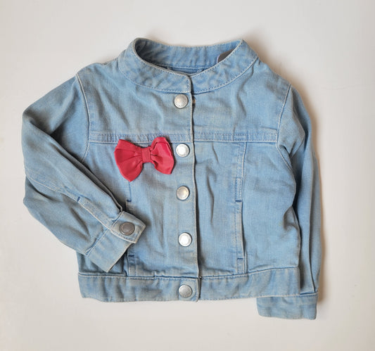 Naturaline jean jacket size 9 to 12 months