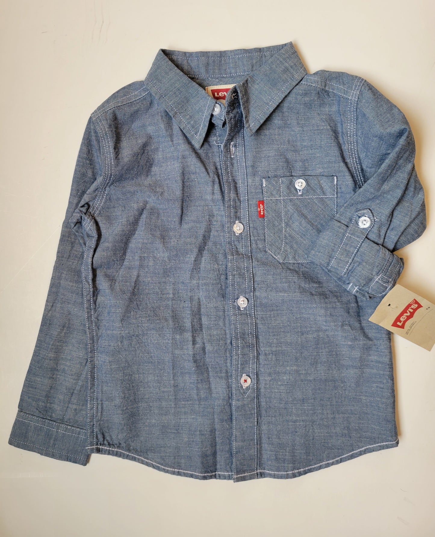 Levis denim shirt size 4T