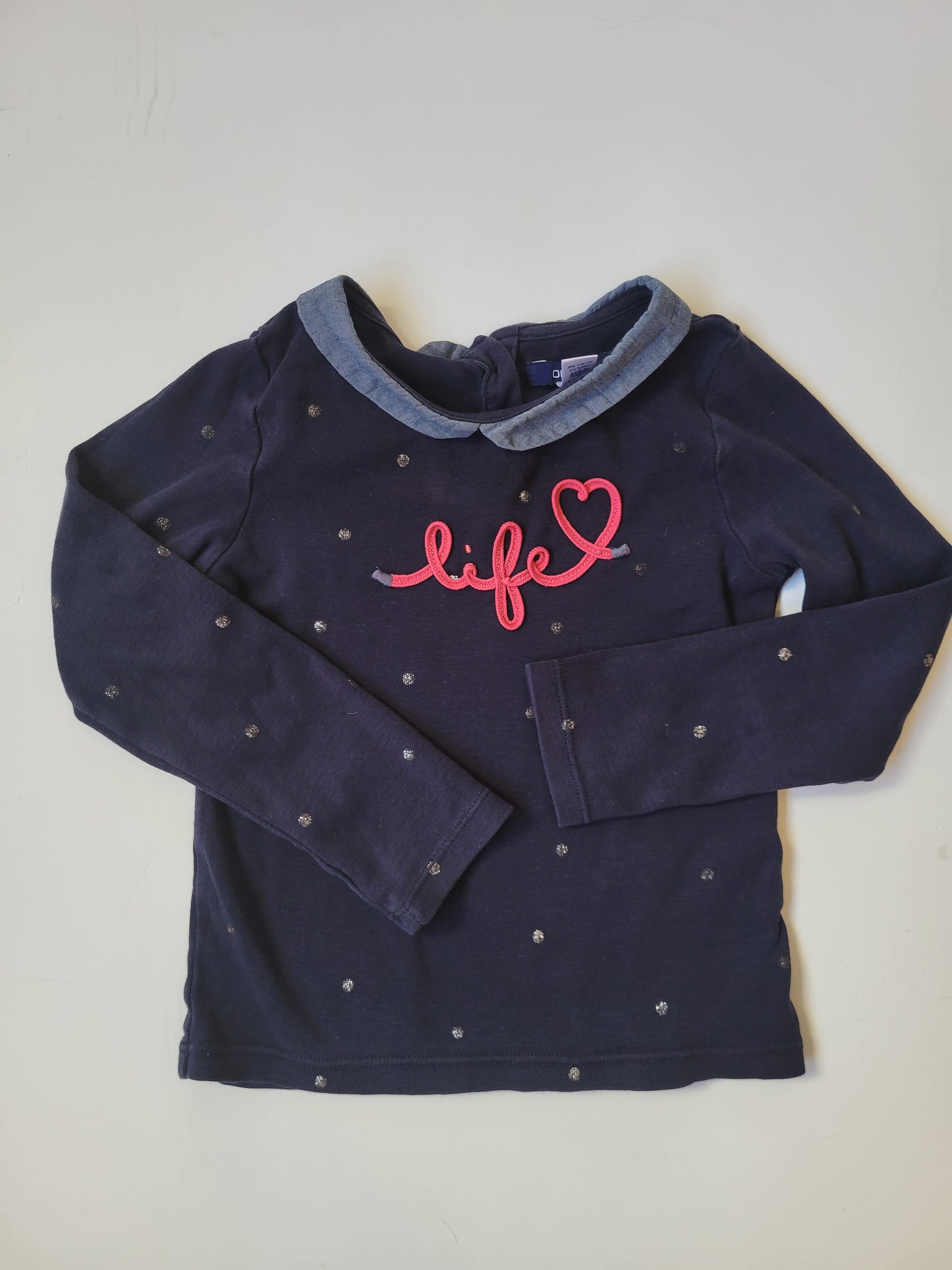 Okaidi ‘life’ top size 4T