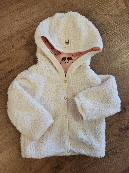 Tumble ‘n Dry sherpa lined hoodie 3 to 6 months - reversible!